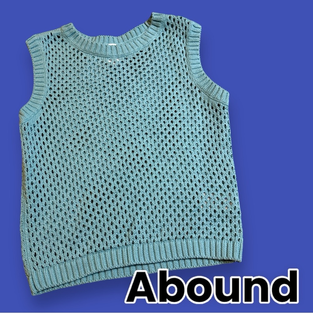 EUC Nordstrom Rack Abound Sweater Vest in Light Teal. Size XXS